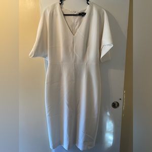 Judith & Charles white dress midi